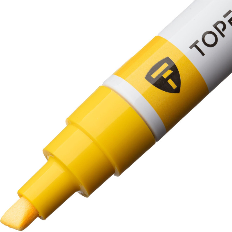 Маркер лаковый TOPFORT Paint 8 мм желтый