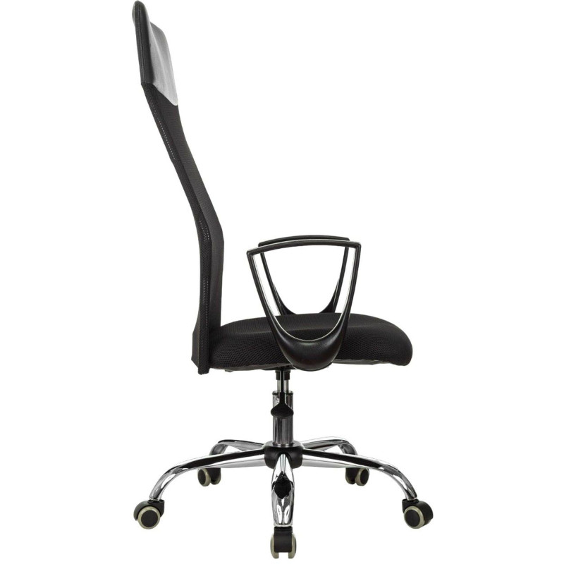 Кресло 0MX_VB_EChair-510 TW сетка/ткань черный хром