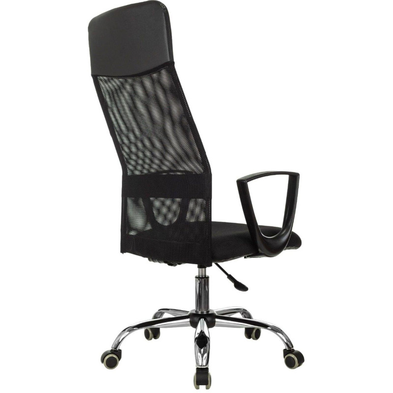 Кресло 0MX_VB_EChair-510 TW сетка/ткань черный хром
