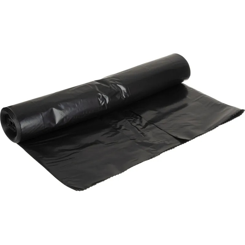 Мешки для мусора ПВД 480л 65мкм 5шт/рул черные 130х170см Luscan_СПБ