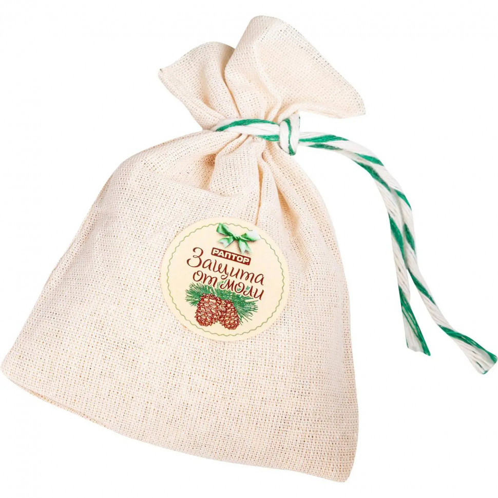 Средство от насекомых РАПТОР Мешочек от моли с запахом кедра 1шт 20гр