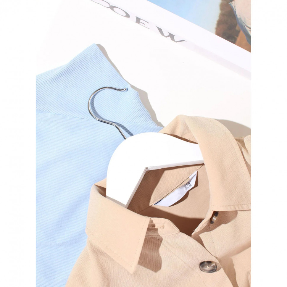 Вешалка-плечики WW_LH001-CW/CU3013M-W3 дерев,перк,плос,р48-50бел УП3шт