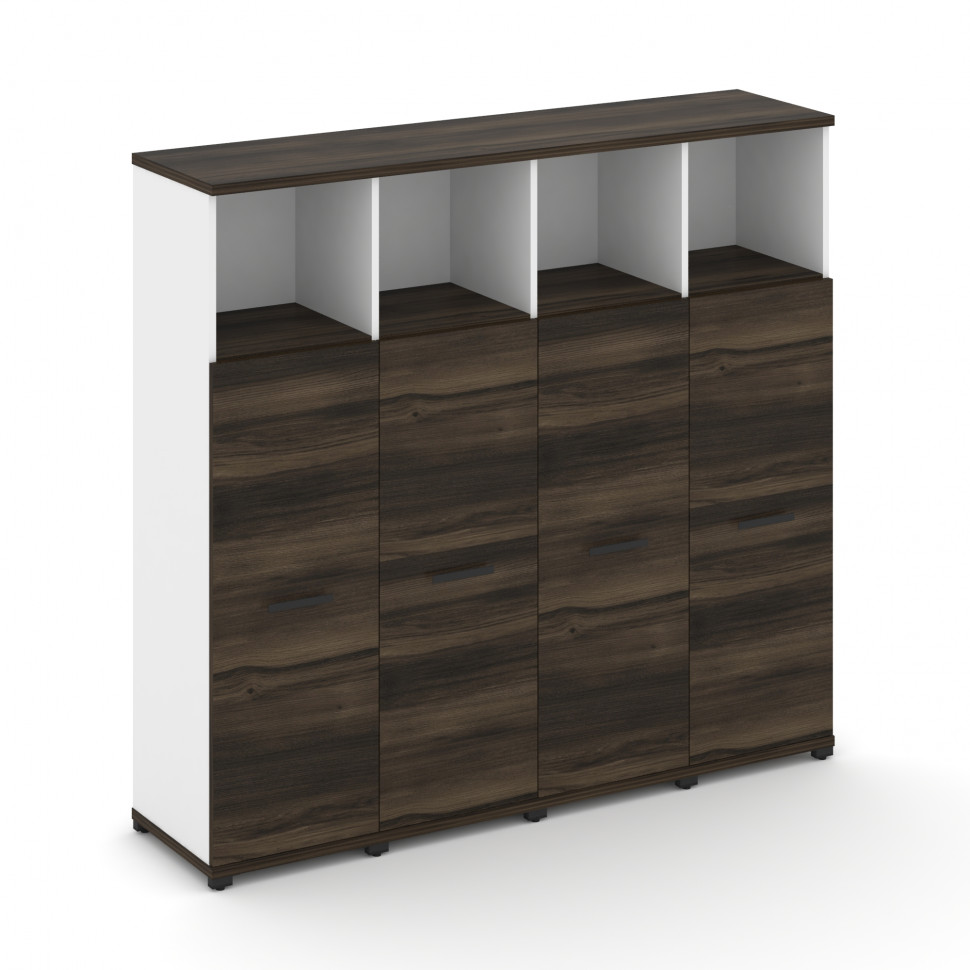 Concept Шкаф 4 узкие секции, 4 ниши CN.STU-443 B Дуб Мали/Белый Бриллиант/Металл Черный 1668*420*15 Concept Шкаф 4 узкие секции, 4 ниши CN.STU-443 B Дуб Мали/Белый Бриллиант/Металл Черный 1668*420*15