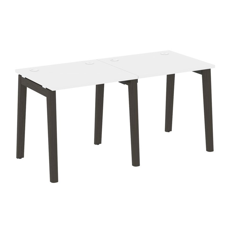 Onix Wood Рабочая станция OW.RS-2.0.7 Белый Бриллиант/Дуб Темный/Металл Антрацит 1560*720*750