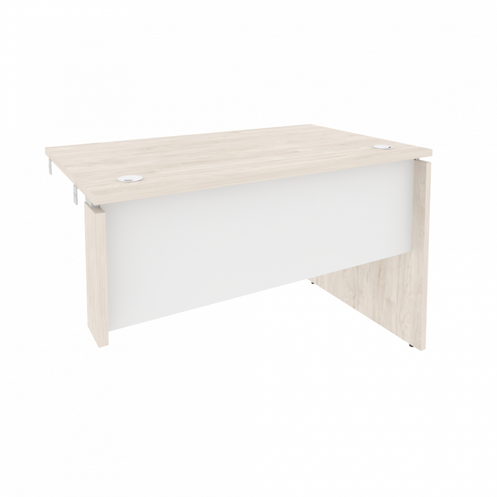 Onix Стол-приставка правый к опорным элементам O.SPR-2.7 (R) Денвер Светлый/Белый Бриллиант 1180*720