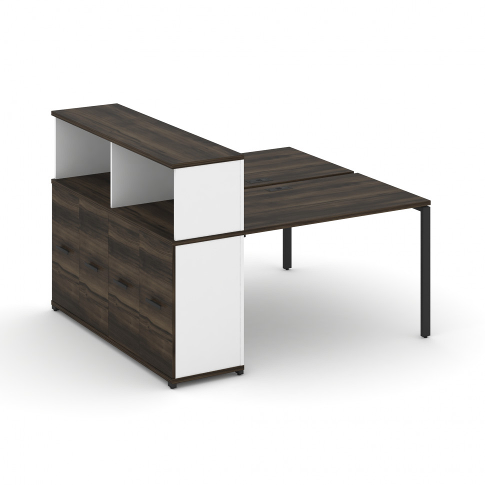 Concept Рабочая станция с опорным распаш. шкафом с надставкой низ. CN.DRS-226 B Дуб Мали/Белый Брилл Concept Рабочая станция с опорным распаш. шкафом с надставкой низ. CN.DRS-226 B Дуб Мали/Белый Брилл