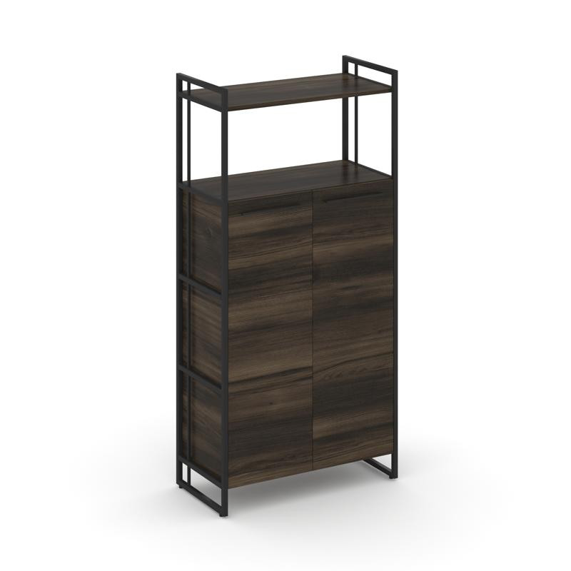 Rift Шкаф 4 ниши широкий RF.SS-43 Дуб Мали/Металл Черный/Черный Ручки 798*396*1648