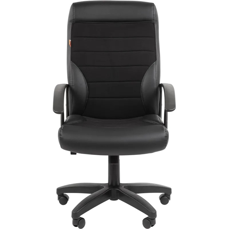 Кресло ТП 639 экокожа/ткань Т,черный,пластик