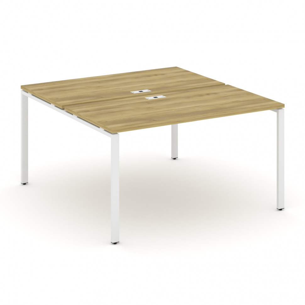 Concept Рабочая станция на 2 места CN.DRS-003 Дуб Винченцо/Металл Белый 1380*1480*750 Concept Рабочая станция на 2 места CN.DRS-003 Дуб Винченцо/Металл Белый 1380*1480*750