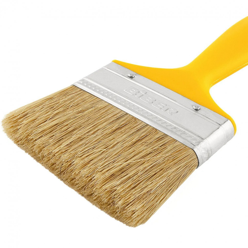 Кисть флейцевая БИБЕР 31256 натуральная щетина, Эконом 100мм СПб