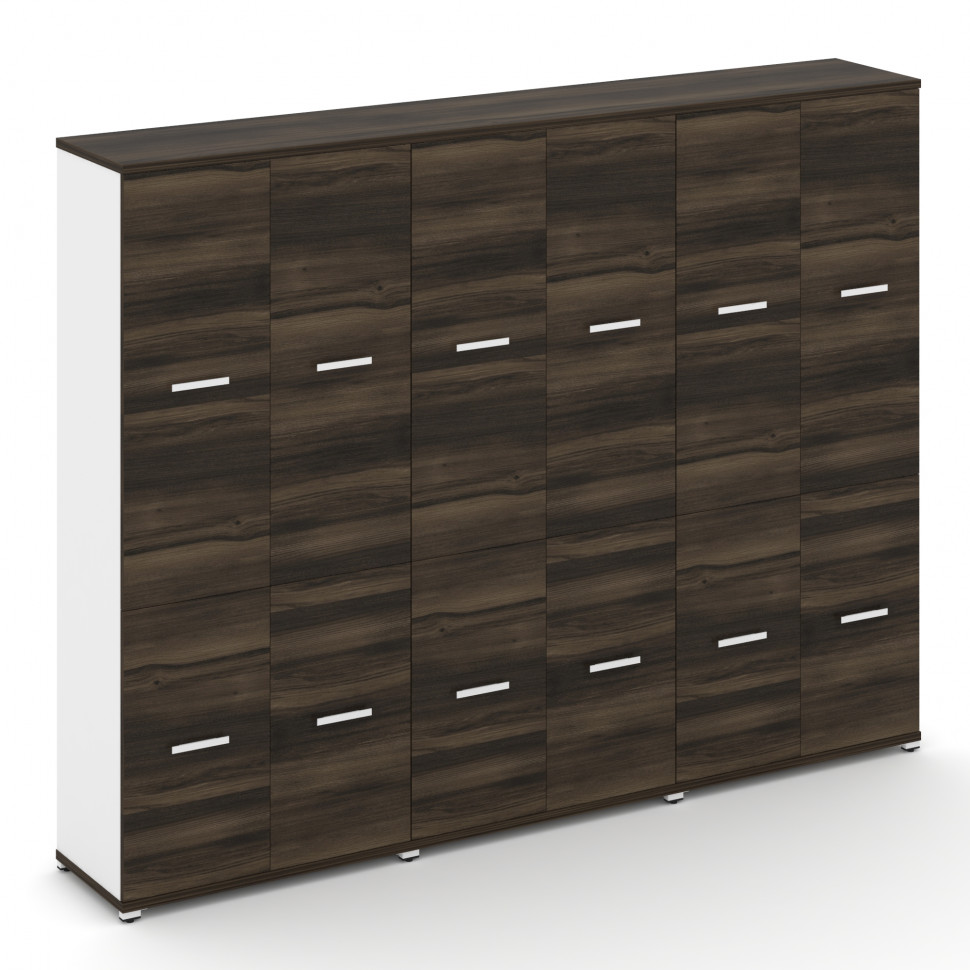 Concept Шкаф 3 широкие секции, 5 ниш CN.STS-532 W Дуб Мали/Белый Бриллиант/Металл Белый 2500*420*192 Concept Шкаф 3 широкие секции, 5 ниш CN.STS-532 W Дуб Мали/Белый Бриллиант/Металл Белый 2500*420*192