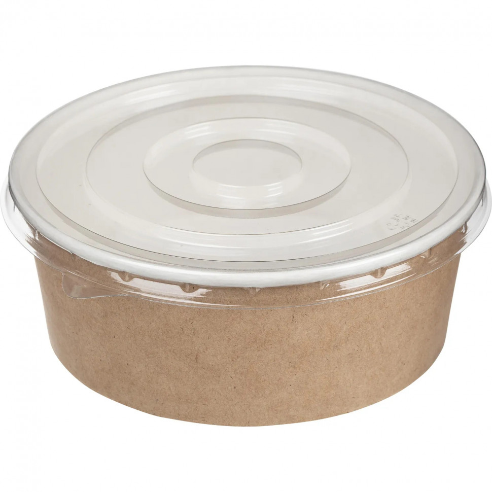 Крышка PET плоская OSQ ROUND BOWL 620, 750, 1000 MP (270 шт./кор.)