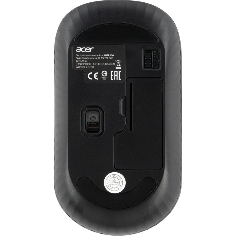 Мышь компьютерная Acer OMR130 black (1200dpi) wireless USB(ZL.MCEEE.00F)