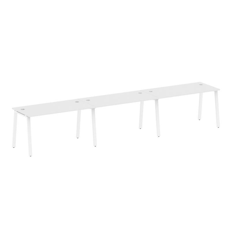 Metal System Рабочая станция на 3 места на А-образном м/к БА.СМ-3.3 Белый/Металл Белый 4200*720*750 Metal System Рабочая станция на 3 места на А-образном м/к БА.СМ-3.3 Белый/Металл Белый 4200*720*750