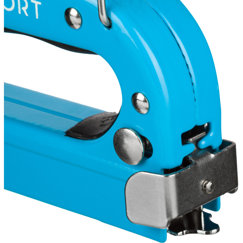 Степлер цельнометаллический TOPFORT с регулировкой силы удара, по металлу