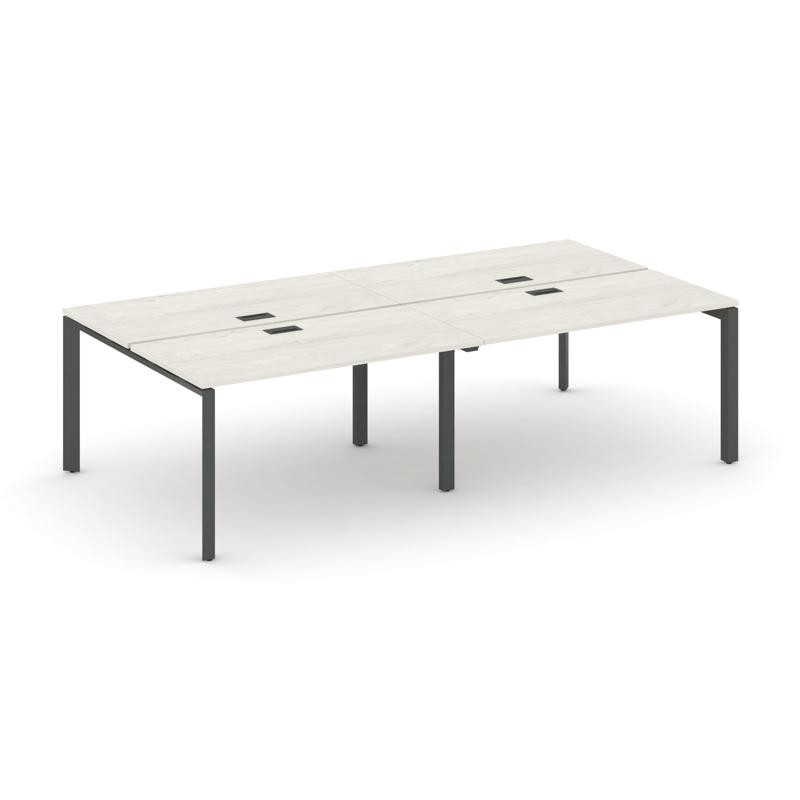 Style Project Рабочая станция двухсторонняя SN-59P.DRS-052 Дуб Наварра/Металл Антрацит/Черный Заглуш