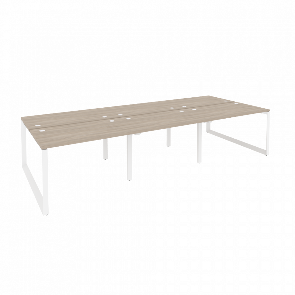 Onix Рабочая станция на О-образном м/к O.MO-D.RS-6.2.7 Дуб Аттик/Металл Белый 3540*1475*750 Onix Рабочая станция на О-образном м/к O.MO-D.RS-6.2.7 Дуб Аттик/Металл Белый 3540*1475*750