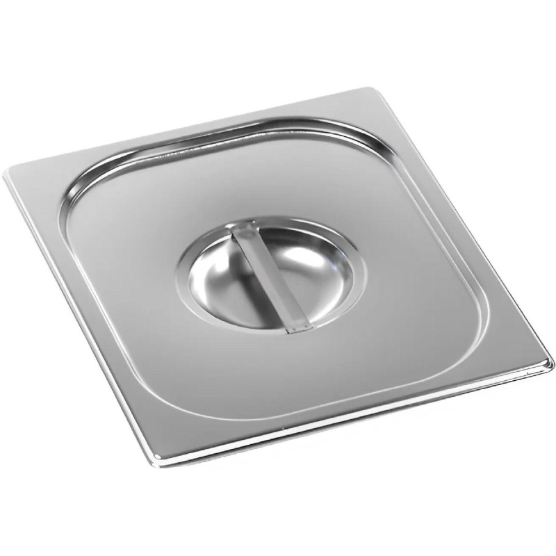 Крышка для гастроемкости 1/2, нерж. сталь AISI201, 325x265мм, толщина 0,7мм Крышка для гастроемкости 1/2, нерж. сталь AISI201, 325x265мм, толщина 0,7мм