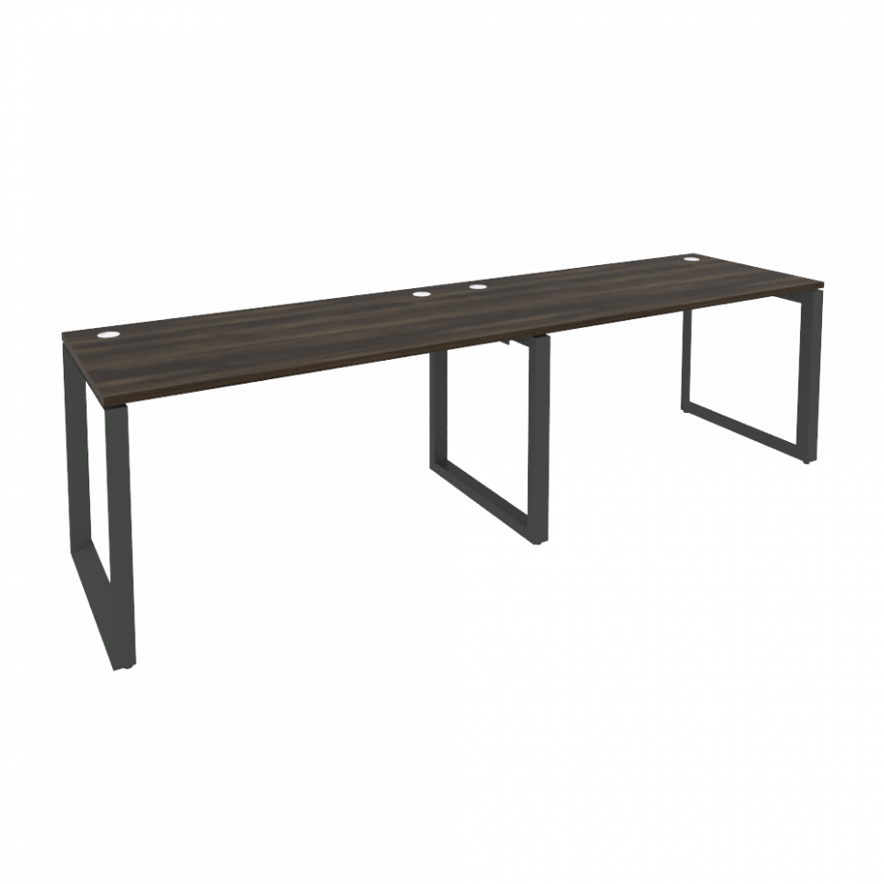 Onix Рабочая станция на О-образном м/к O.MO-RS-2.3.7 Дуб Мали/Металл Антрацит 2760*720*750
