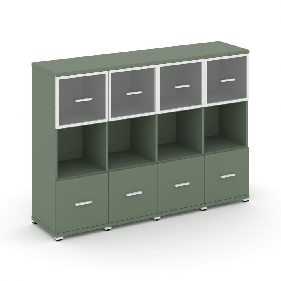 Concept Шкаф 4 узкие секции, 3 ниши CN.STU-345 RPW W Кобо/Металл Белый/Прозрачный 1668*420*1186 Concept Шкаф 4 узкие секции, 3 ниши CN.STU-345 RPW W Кобо/Металл Белый/Прозрачный 1668*420*1186