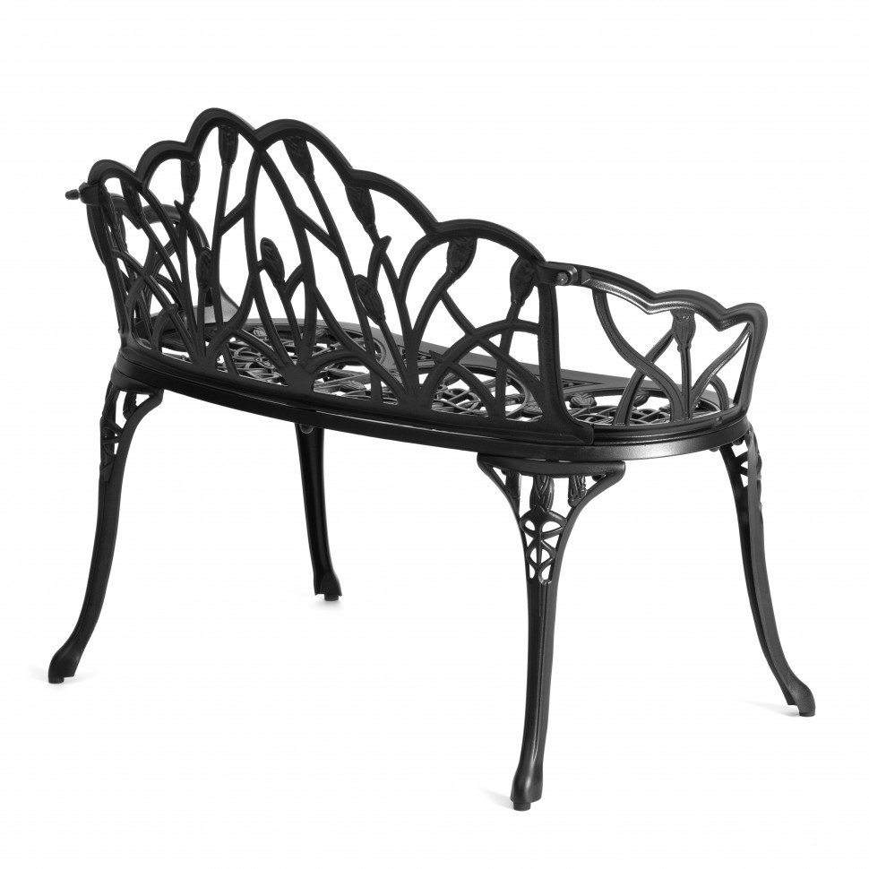 Скамья Secret de Maison Strauss (Штраус) алюминиевый сплав, 99хх56х76см, черный