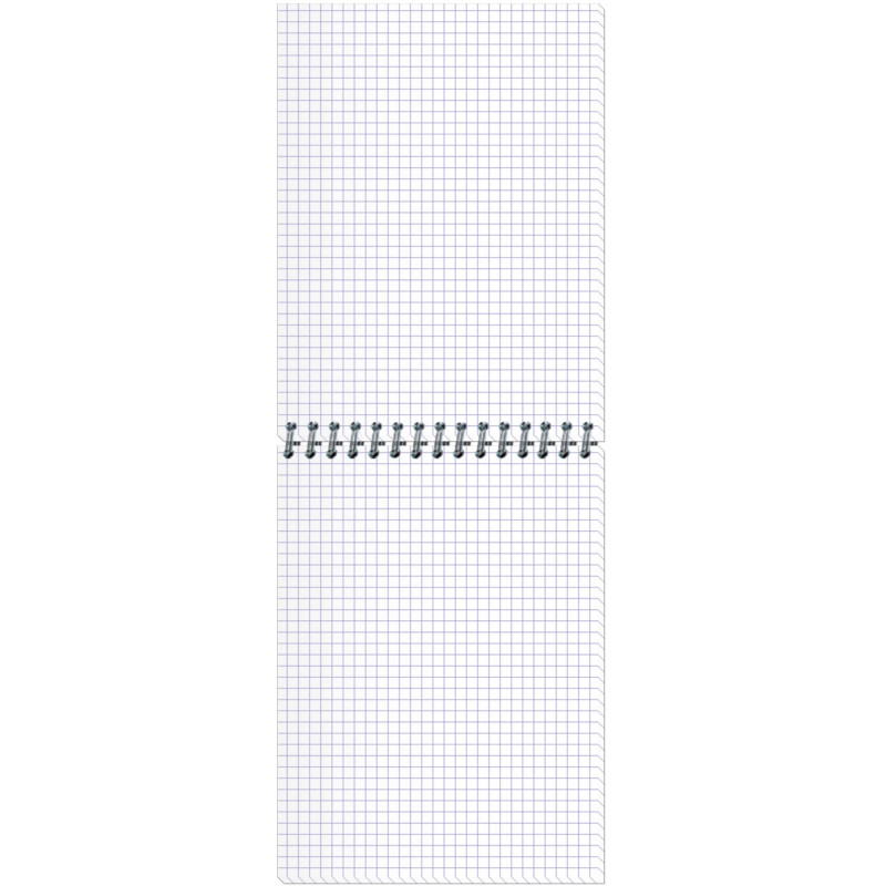 Блокнот на спирали А5 80л  Attache клетка, обложка Plastic