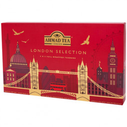 Чай AHMAD "London Selection", 8 вкусов, набор 40 пакетиков по 2 г, картонная коробка, N073