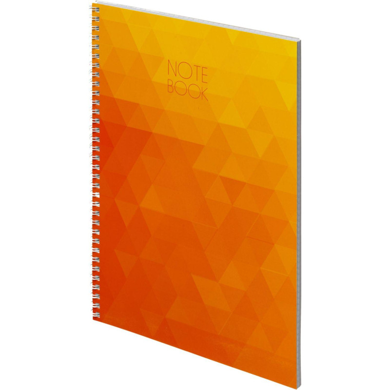 Тетрадь общая Attache Cristal,80л,клет,А4,спир,обл.мел.карт