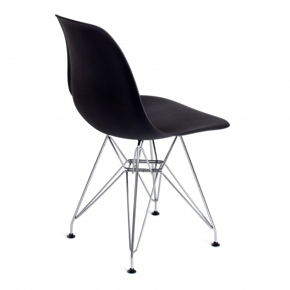 Стул CINDY IRON CHAIR (EAMES) (mod. 002) металл, пластик, 51x46x82,5, черный