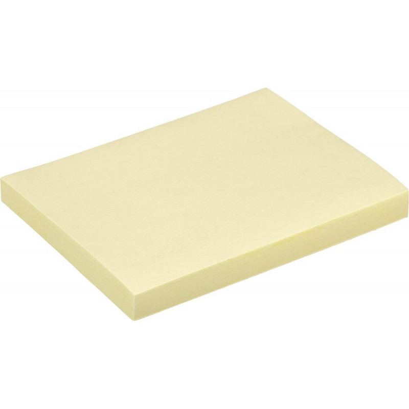 Стикеры Kores бум.для зам. 100х75 желтая 100л. '46100