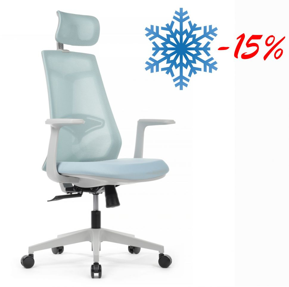 Кресло Gem 6230A-HS Голубое Кресло Gem 6230A-HS Голубое