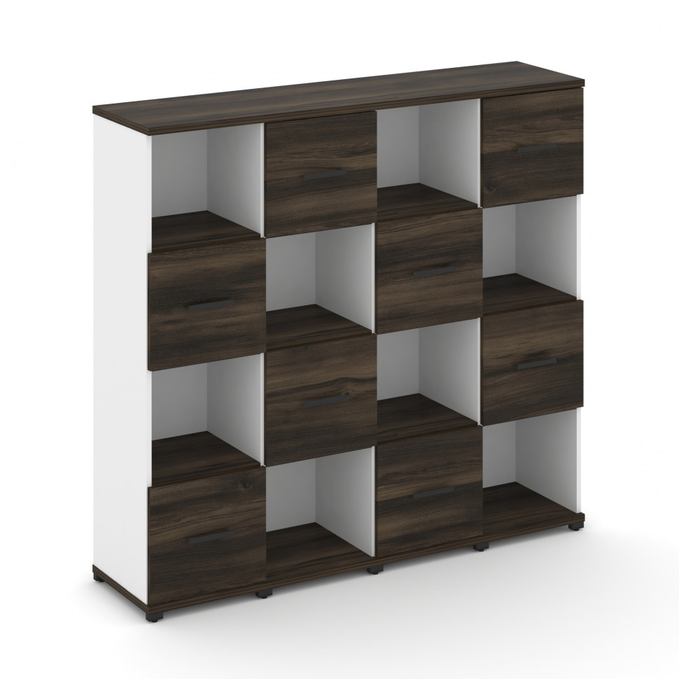 Concept Набор №443.U CN.STUN-443 B Дуб Мали/Белый Бриллиант/Металл Черный 1668*420*1554