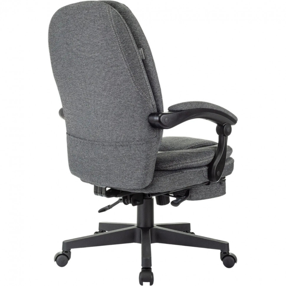 Кресло VB_Бюрократ CH-868MSG-BF серый с подст.для ног черный