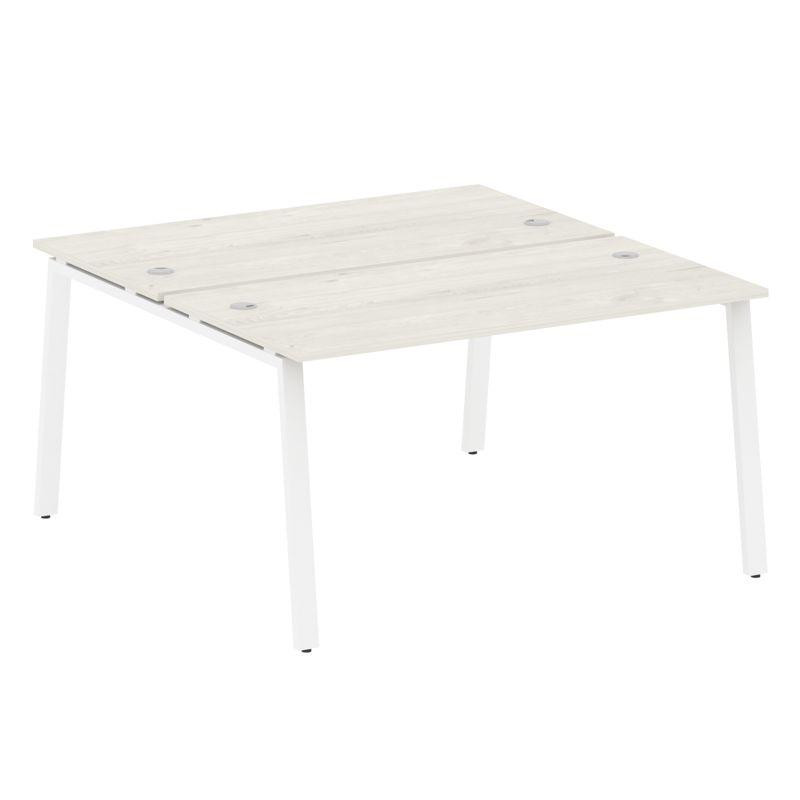 Metal System Рабочая станция на А-образном м/к БА.РАС-СП-2.3 Дуб Наварра/Металл Белый 1400*1475*750 Metal System Рабочая станция на А-образном м/к БА.РАС-СП-2.3 Дуб Наварра/Металл Белый 1400*1475*750