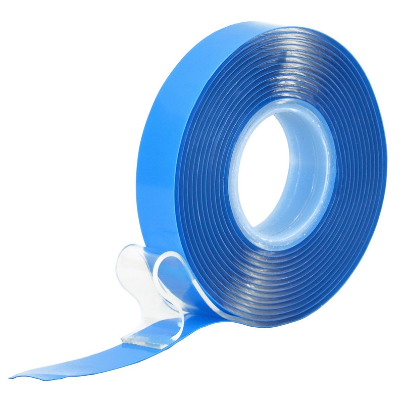 Клейкая лента двухсторонняя 12мм х 2м кристально-прозрачная (безосновная)