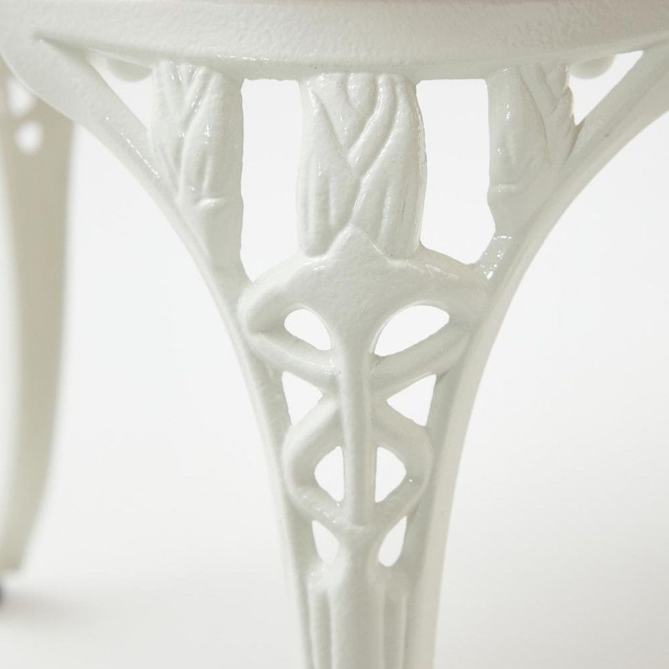 Скамья Secret De Maison Strauss (Штраус) + подушка алюминиевый сплав, 99*56*76, butter white