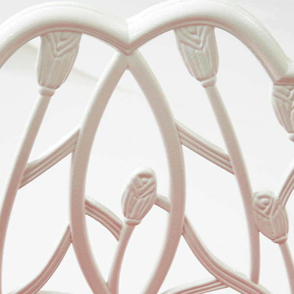 Скамья Secret De Maison Strauss (Штраус) + подушка алюминиевый сплав, 99*56*76, butter white