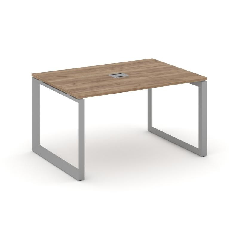 Style Project Стол переговорный SN-59O.SPRG-003 Дуб Табак/Металл Серый 1380*980*750