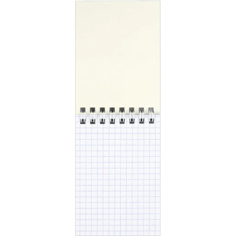 Блокнот А7, 40 л, ДРУЖБА С КОТОМ клетка, гребень, УФ-лак/68170