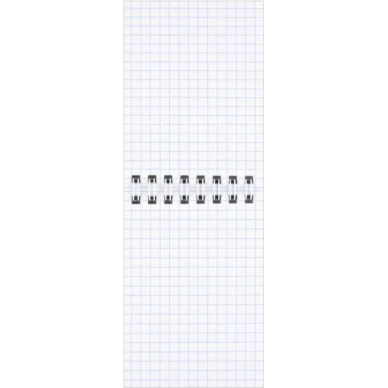 Блокнот А7, 40 л, ДРУЖБА С КОТОМ клетка, гребень, УФ-лак/68170