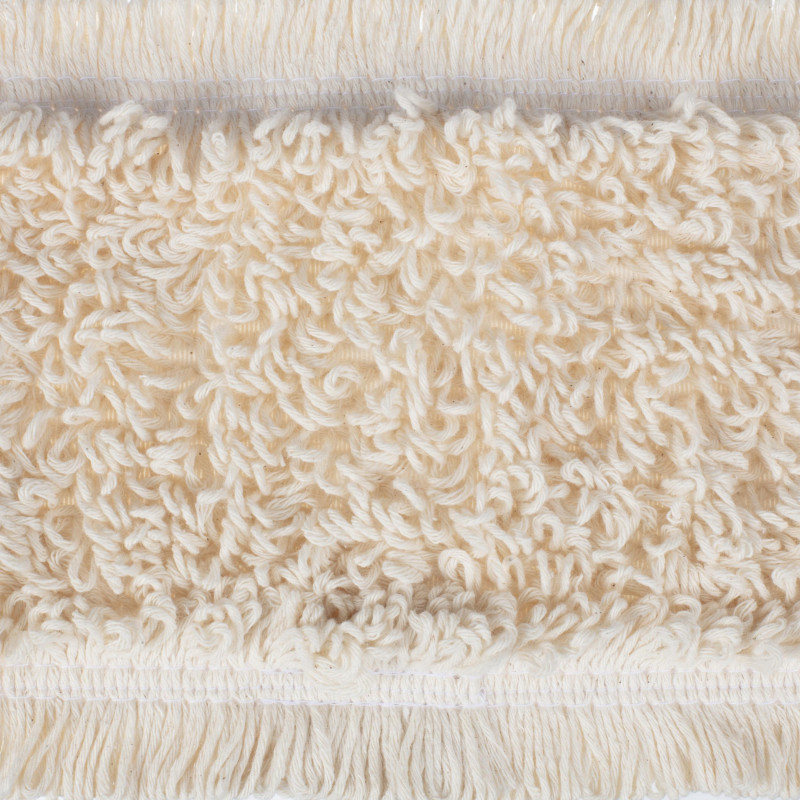 Насадка МОП Luscan 40x11см х/б тафтинг карман/ухо бежевая