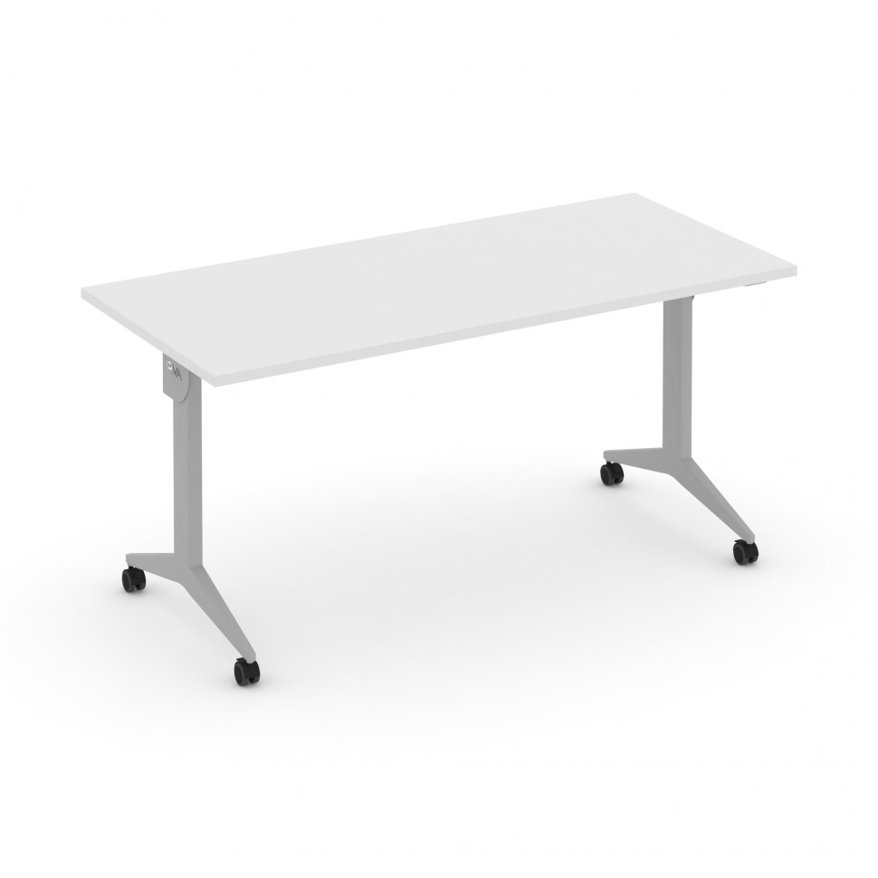 X-Pull Стол складной мобильный X.M-4.7 Белый Бриллиант/Металл Серый 1580*720*753 X-Pull Стол складной мобильный X.M-4.7 Белый Бриллиант/Металл Серый 1580*720*753