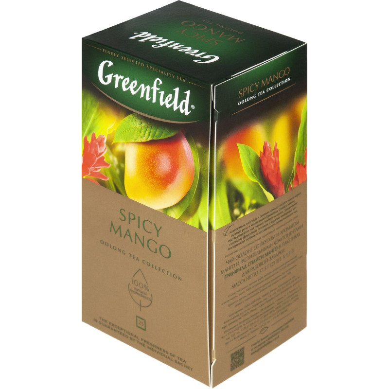Чай Greenfield Спайси Манго, 25пак/1уп 1725-10