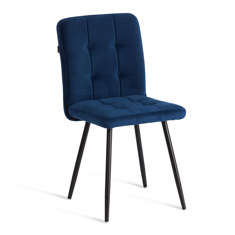 Стул обеденный Medeo LT, велюр, Blue (синий), 45х56х89 см
