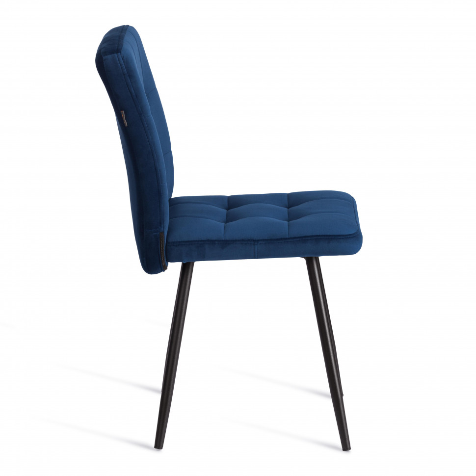 Стул обеденный Medeo LT, велюр, Blue (синий), 45х56х89 см