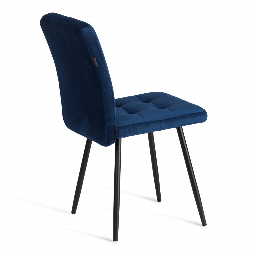 Стул обеденный Medeo LT, велюр, Blue (синий), 45х56х89 см