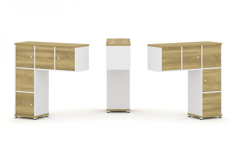 Concept Надставка низкая CN.DNN-007 Дуб Винченцо/Белый Бриллиант/Металл Белый 1099*365*1130 Concept Надставка низкая CN.DNN-007 Дуб Винченцо/Белый Бриллиант/Металл Белый 1099*365*1130