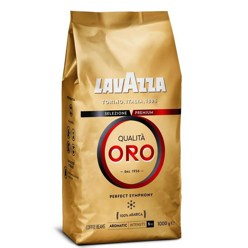 Кофе Lavazza Oro в зернах, 1 кг