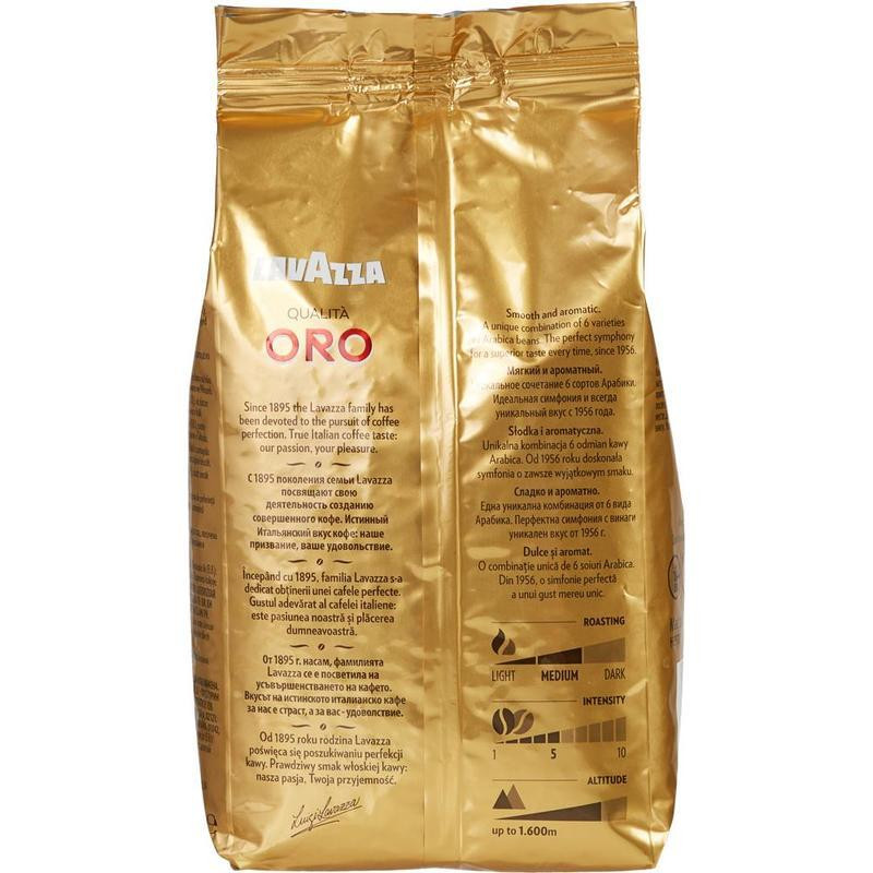 Кофе Lavazza Oro в зернах, 1 кг
