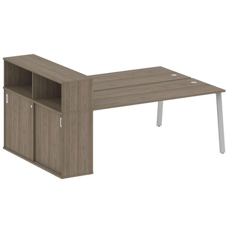 Metal System Рабочая станция с шкафом-купе на А-образном м/к БА.РС-СШК-2.5 Т Вяз Благородный/Металл Metal System Рабочая станция с шкафом-купе на А-образном м/к БА.РС-СШК-2.5 Т Вяз Благородный/Металл